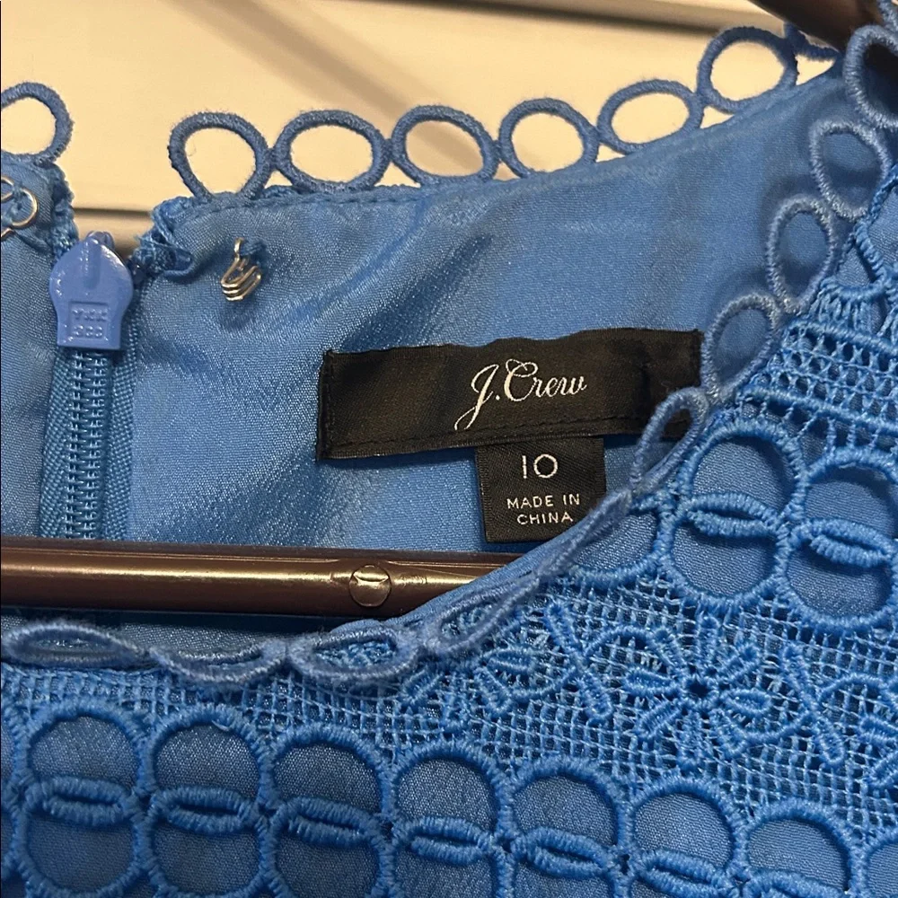 J. Crew Lace Cap Sleeve Dress